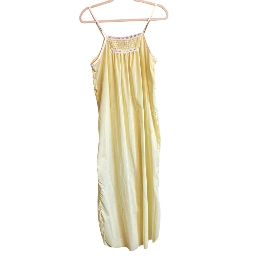 Edward Saykaly Vintage Yellow Nighty Set/Boudoir-Size Small